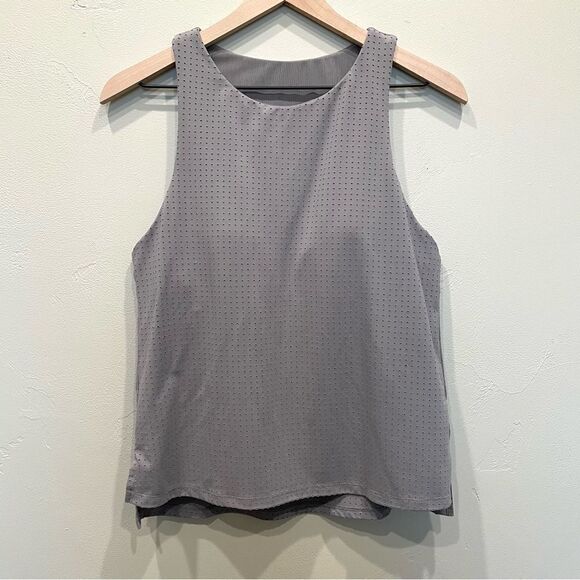 Fabletics Gray Performance Sleeveless Tank Top - Size: XS - Picture 1 of 6